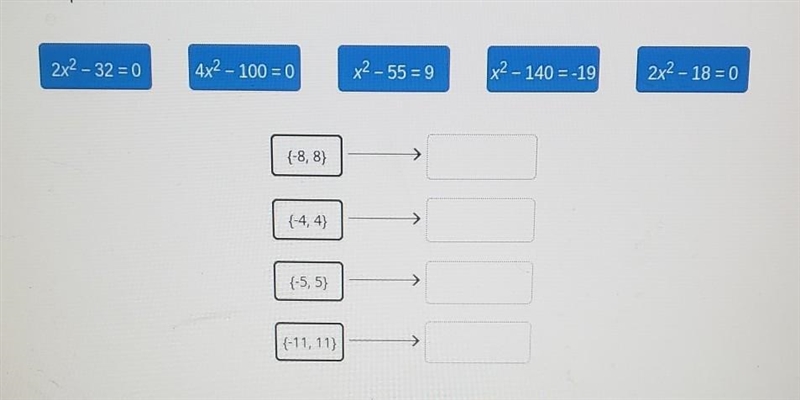 Drag the tiles to the correct boxes to comlete the pairs. not all tiles will be used-example-1