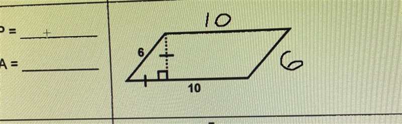 Find area and perimeter-example-1