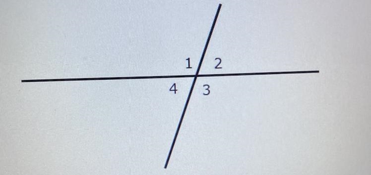 Are there any vertical, complimentary, or any supplementary angles here ? And label-example-1