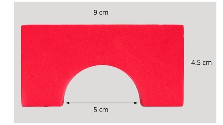 What is the area of the red? Use 3.14 for π.-example-1