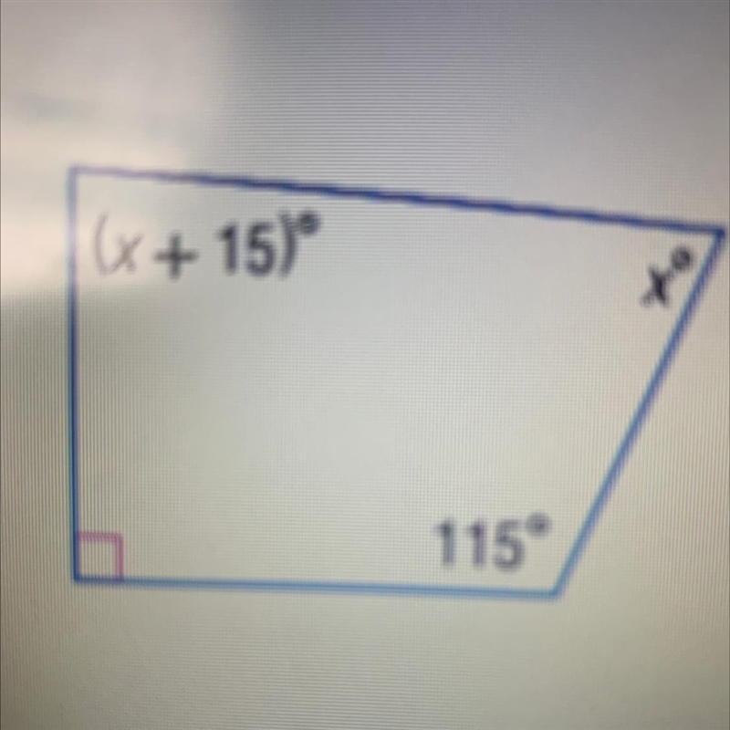 What is the value of the missing angle (x+15)-example-1