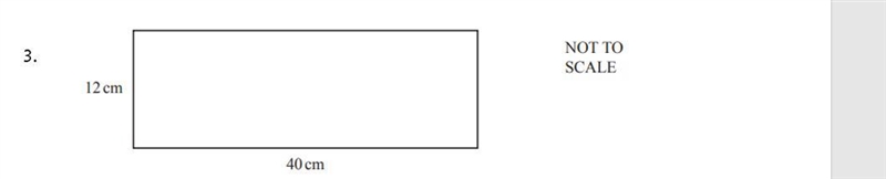 The rectangle can be made into a hollow cylinder with height 40cm and radius 1.910cm-example-1