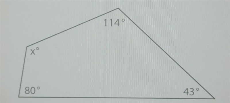 Solve for angle x help plz​-example-1