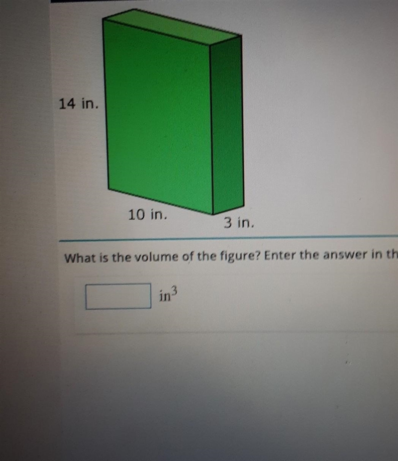 What is the volume of the figure? ​-example-1