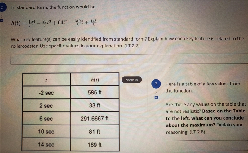 what key feature(s) can be easily identified from standard form? Explain how each-example-1