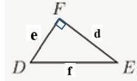 Use the figure below and 2-3 sentences to explain the following: The side opposite-example-1