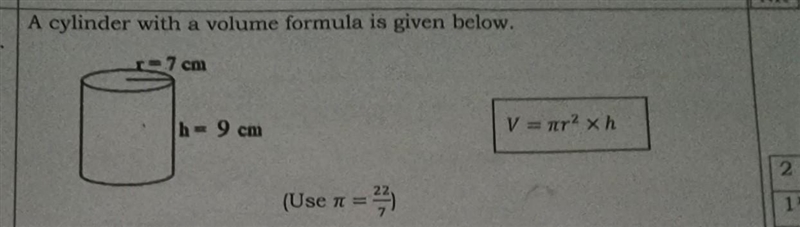 How many litres of water can the cylinder hold??​-example-1