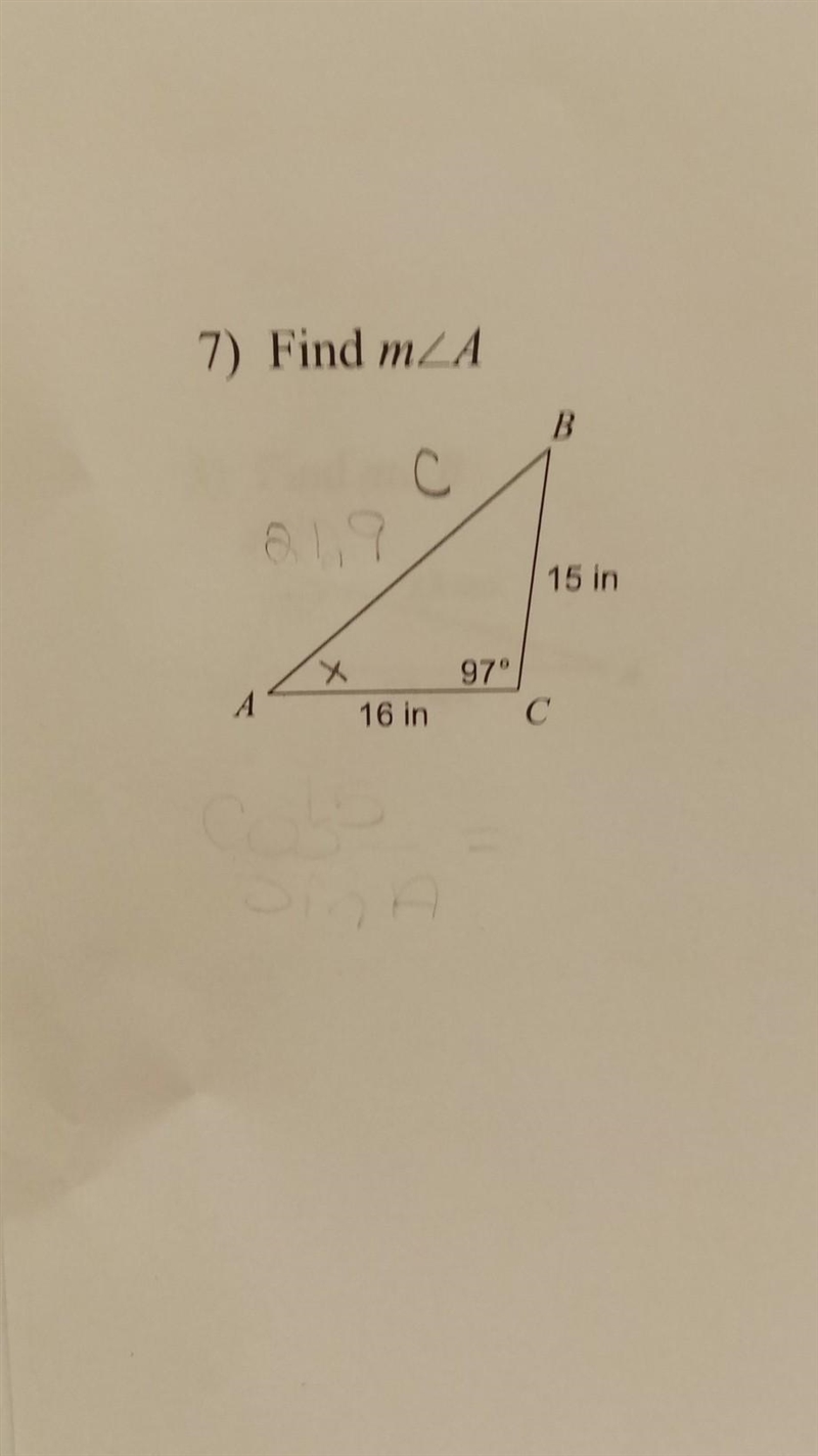 Find the measurement indicated. Round your answer to the nearest tenth. NO LINKS!!​-example-1