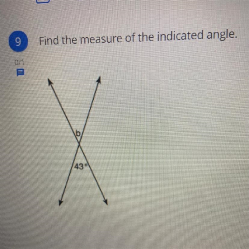 Find the measure of the indicated angle.-example-1