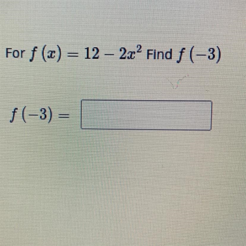 Find f(-3) Please help!-example-1