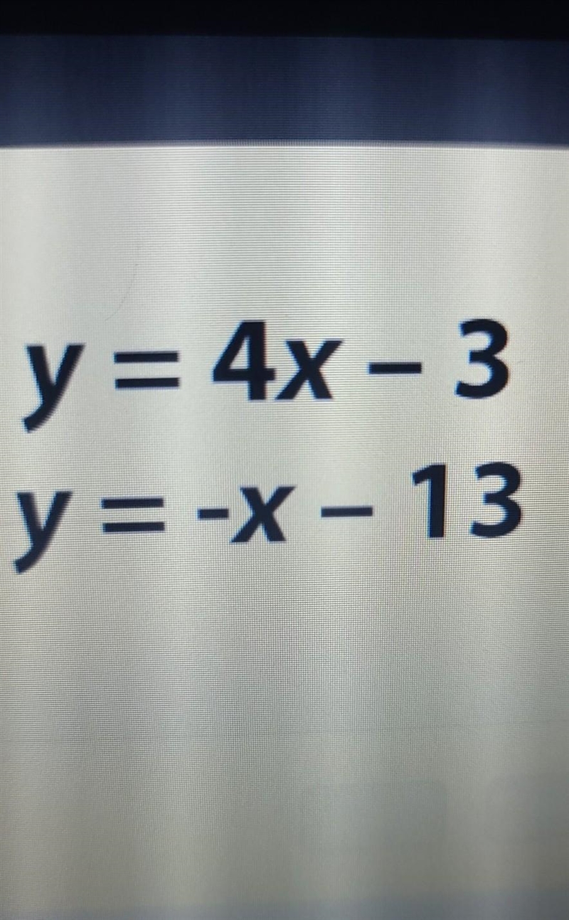 What is the solution to the given system of equations?​-example-1