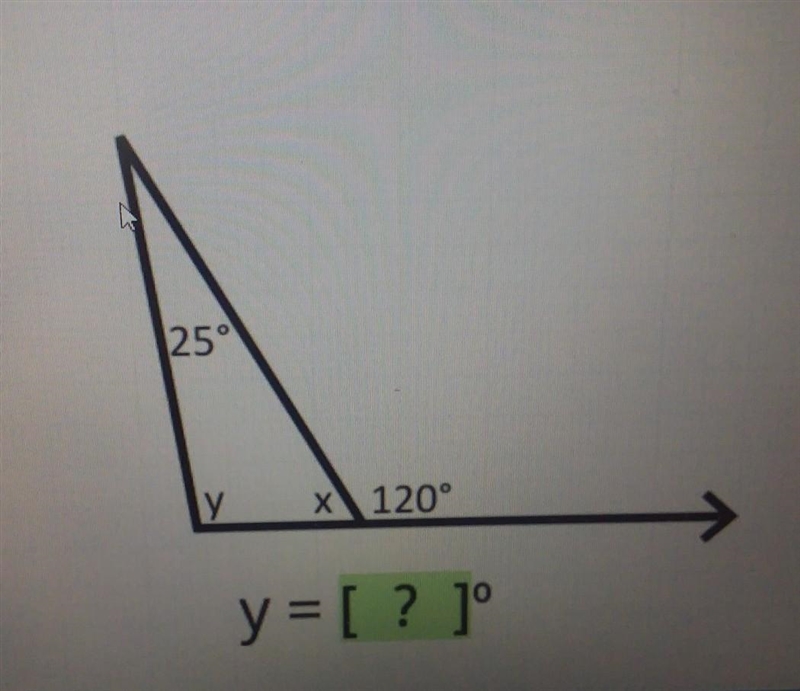 PLEASE HELP 25 X 120 y = [ ?]​-example-1