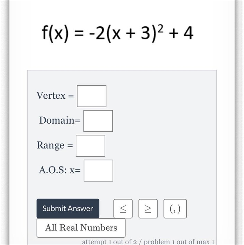 Make a T-chart with 5 points and Graph the function below on the graph paper you have-example-1