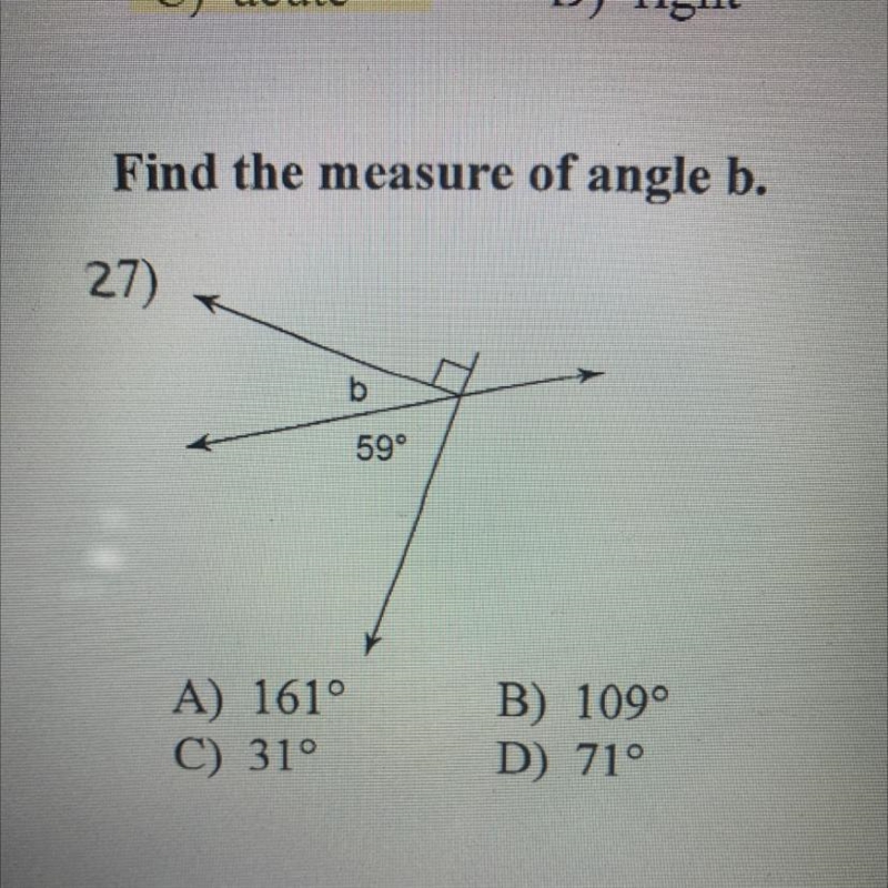 Find the mesure of angle b-example-1