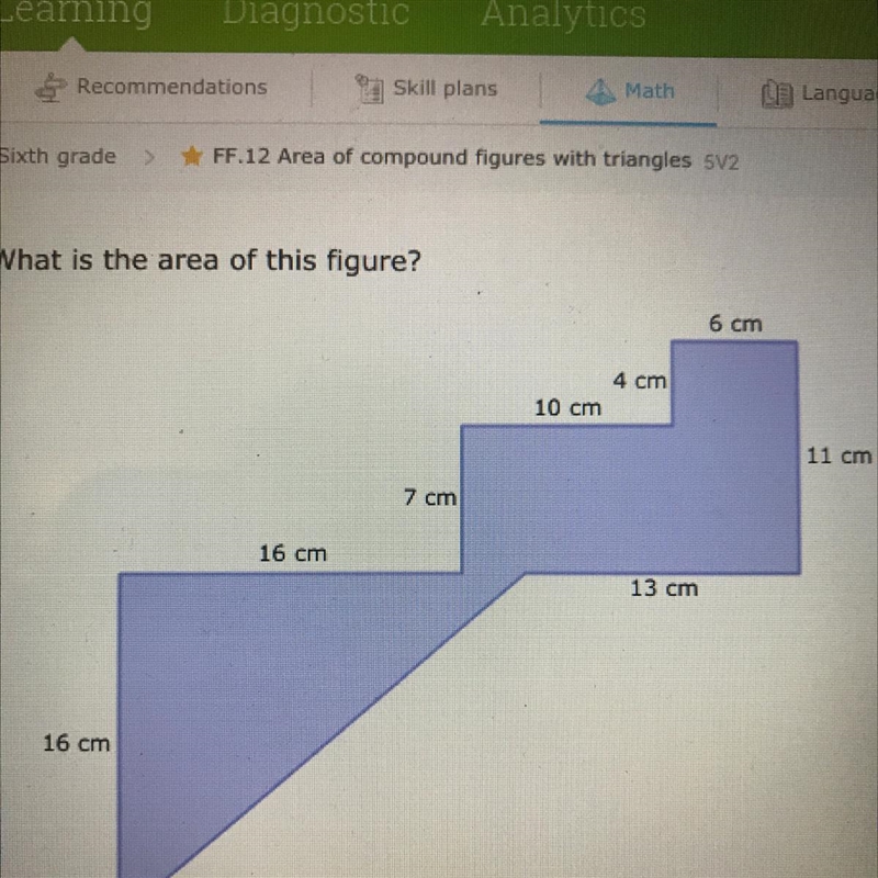 What is the area of this figure?-example-1