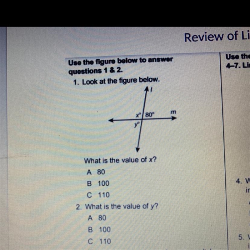 Which is the value of x and y-example-1