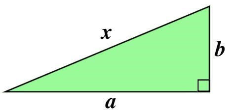 Given that a = 24 cm and b = 7 cm, work out x-example-1