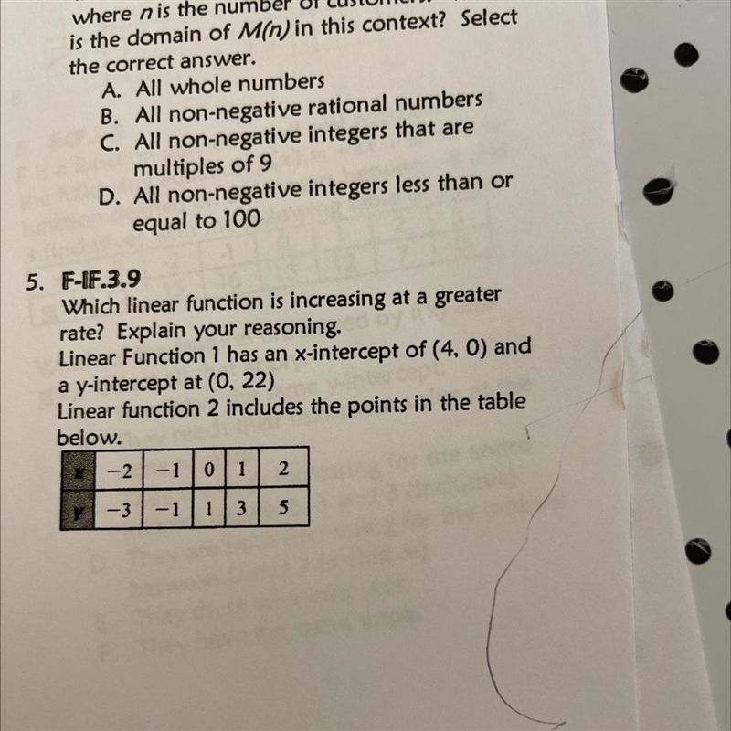 I WILL GIVE BRAINILY PLSSSSS HELPLPPP Which linear function is increasing at a greater-example-1