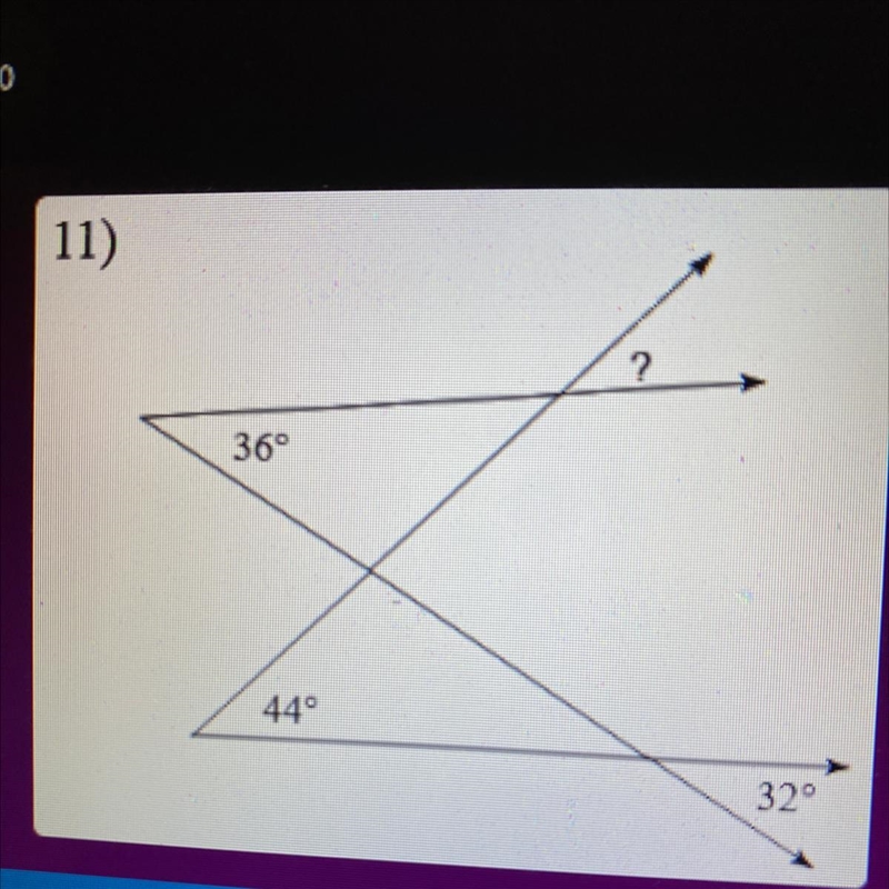 Find the measure of the indicated angel. A) 30 degrees B) 35 degrees C) 25 degrees-example-1