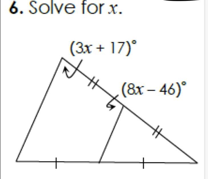 Solve for x show work-example-1