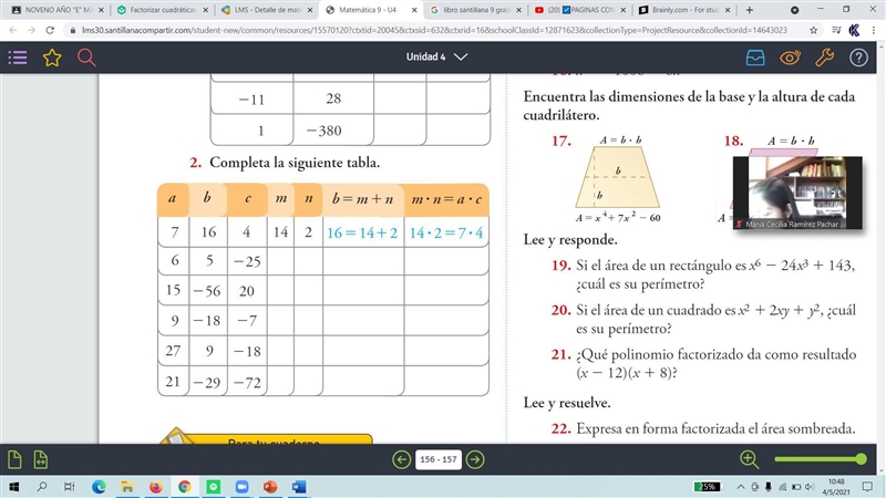 Completa la tabla sobre el caso 6-example-1