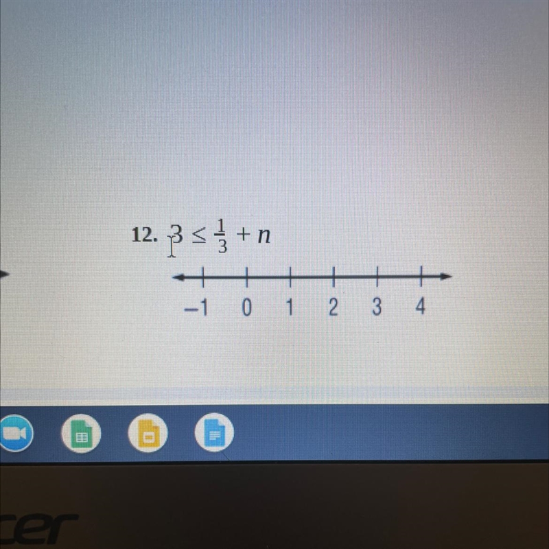 Solve each inequality. Graph the solution on a number line.-example-1