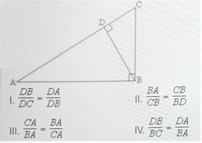 Similar Triangles Use the diagram, which is not drawn to scale, to decide which proportions-example-1