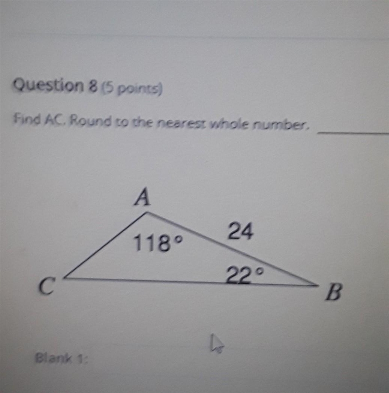 Find AC, round to the nearest whole number​-example-1