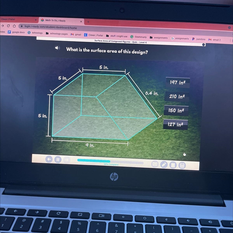 What is the surface area of this design-example-1