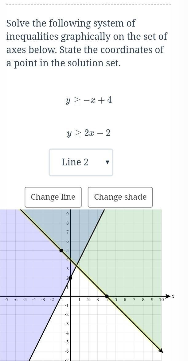 Having trouble finding the point ​-example-1