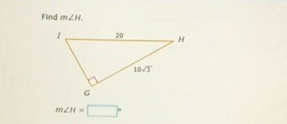 Find m∠H What does m∠H happened to equal​-example-1