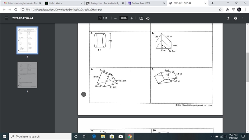 Can you solve question 6 and 8 i need it for my math homework-example-1