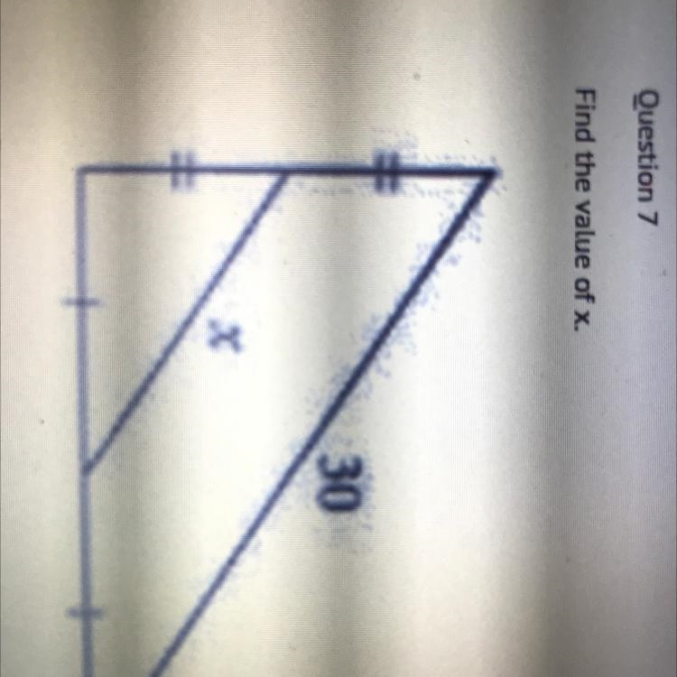 Need help finding the value of “X”-example-1