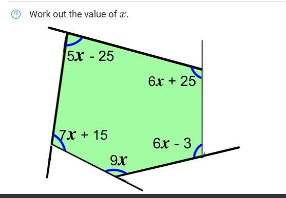 Work out the angle of x please answer ASAP!!-example-1