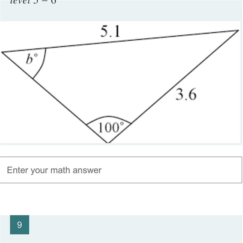 Indicate which formula you would use to solve for the missing side B and then write-example-1