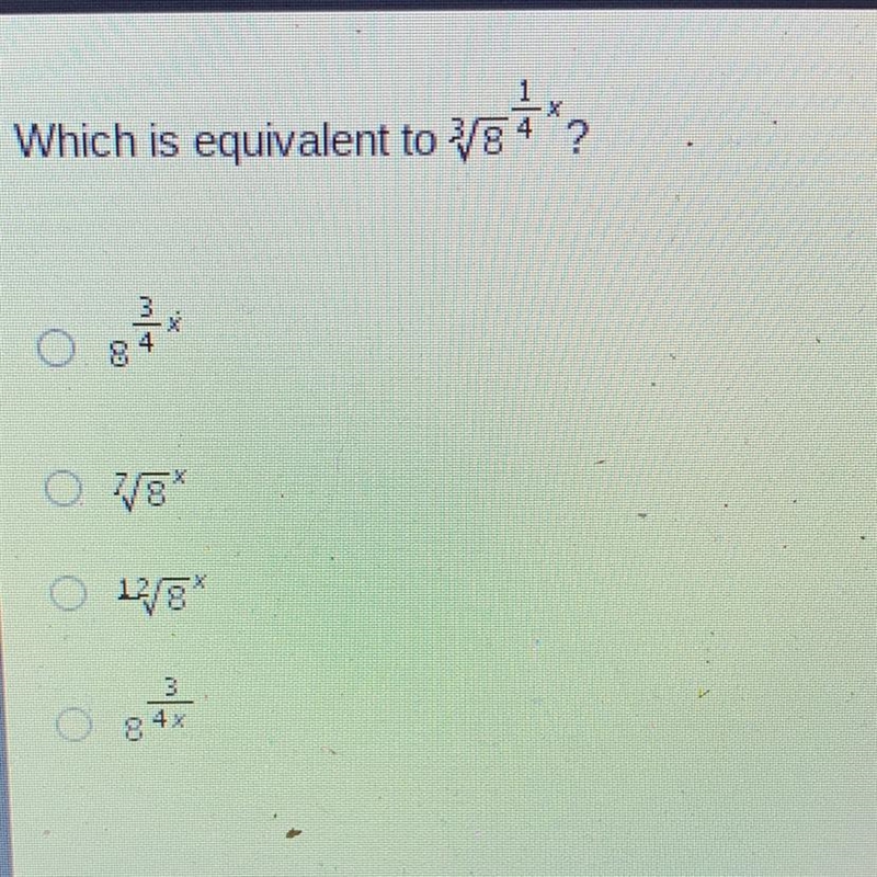 Which is equivalent to ^3v8^ 1/4-example-1