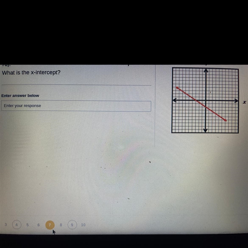 What is the x-intercept?-example-1