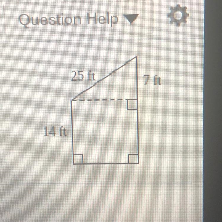 find the area of the trapezoid. if the answer is not an integer, leave it in simplest-example-1