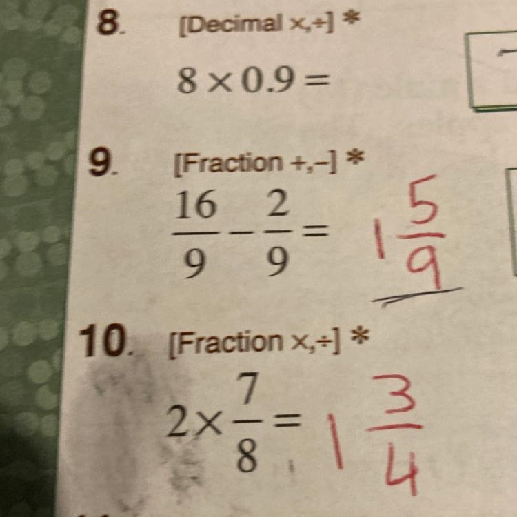 Can someone explain to me how do you do fractions? And yes I already gotten the answer-example-1