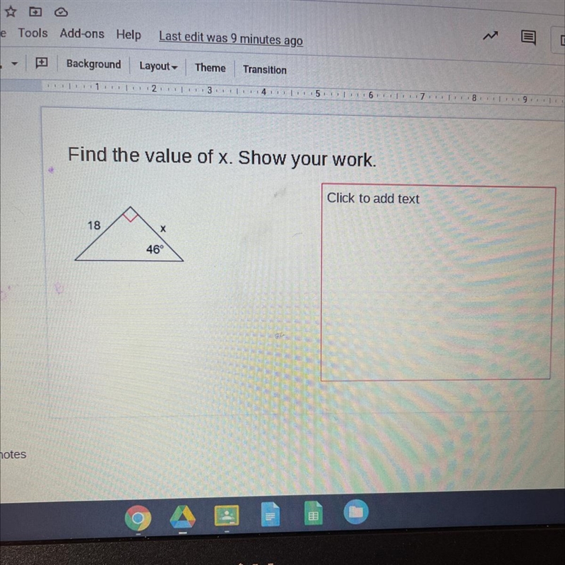 Help! I need help with finding the value of x.-example-1