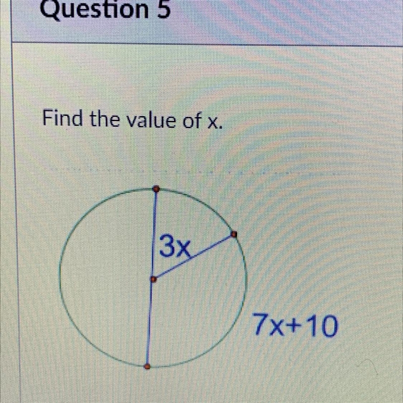 Find the value of x. Picture included PLEASE HELP!-example-1