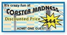 A discounted amusement park ticket costs $12.95 less than the original price p. Write-example-1