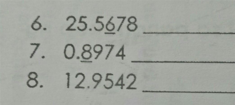 Round of the underlined digit in each day decimal number​-example-1