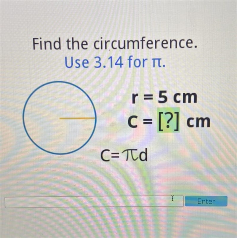 Find the circumstance: ?-example-1