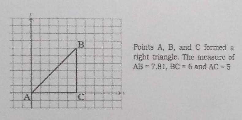 What is sin B? A. 6/7.81 C. 5/7.81 B. 5/6 D. 7.81/6 what is cos B? A. 6/7.81 C.5/7.81 B-example-1