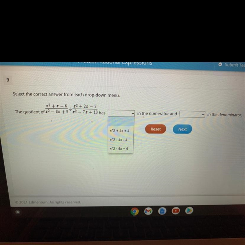 X^2 - 2x + 1 x^2 - 2x - 1 x^2 + 2x + 1 In the denominator-example-1