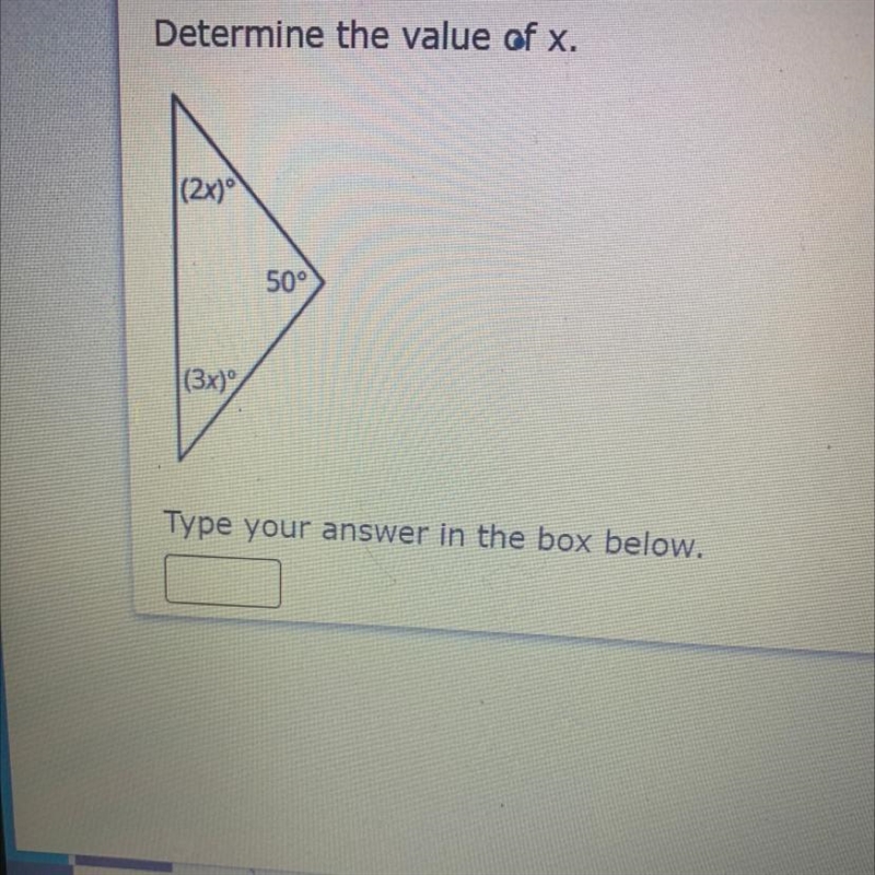 Determine the value of x. Help me please-example-1