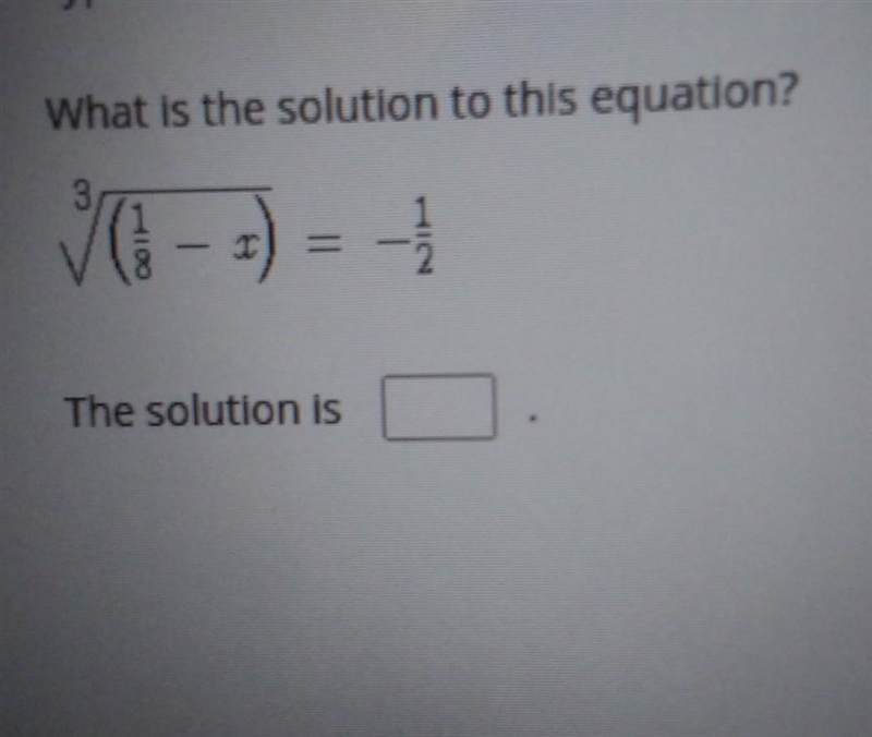 What is the solution to this equation? ​-example-1