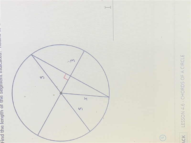 Find the length of the segment indicated. Round your answer to the nearest tenth if-example-1