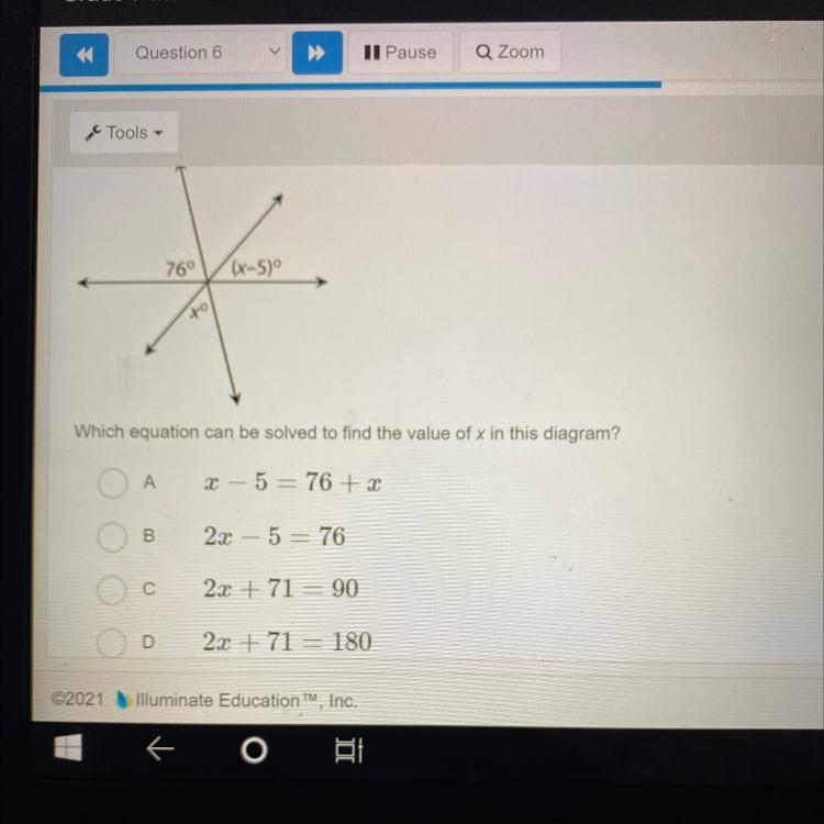 The intersection of three lines at one point and the measures of three angles are-example-1